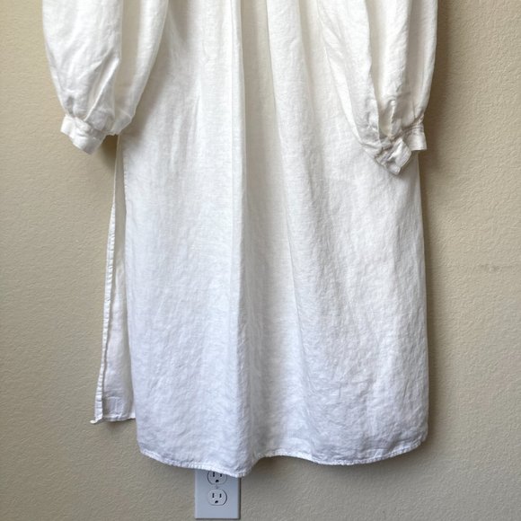 100% Linen Madde Vintage Nightwear Lagenlook Nightgown Dress size 38/M - Picture 7 of 12